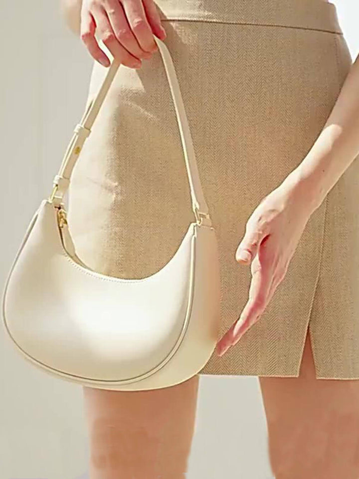 Simple Underarm One-Shoulder Cross-Body Half-Moon pungi