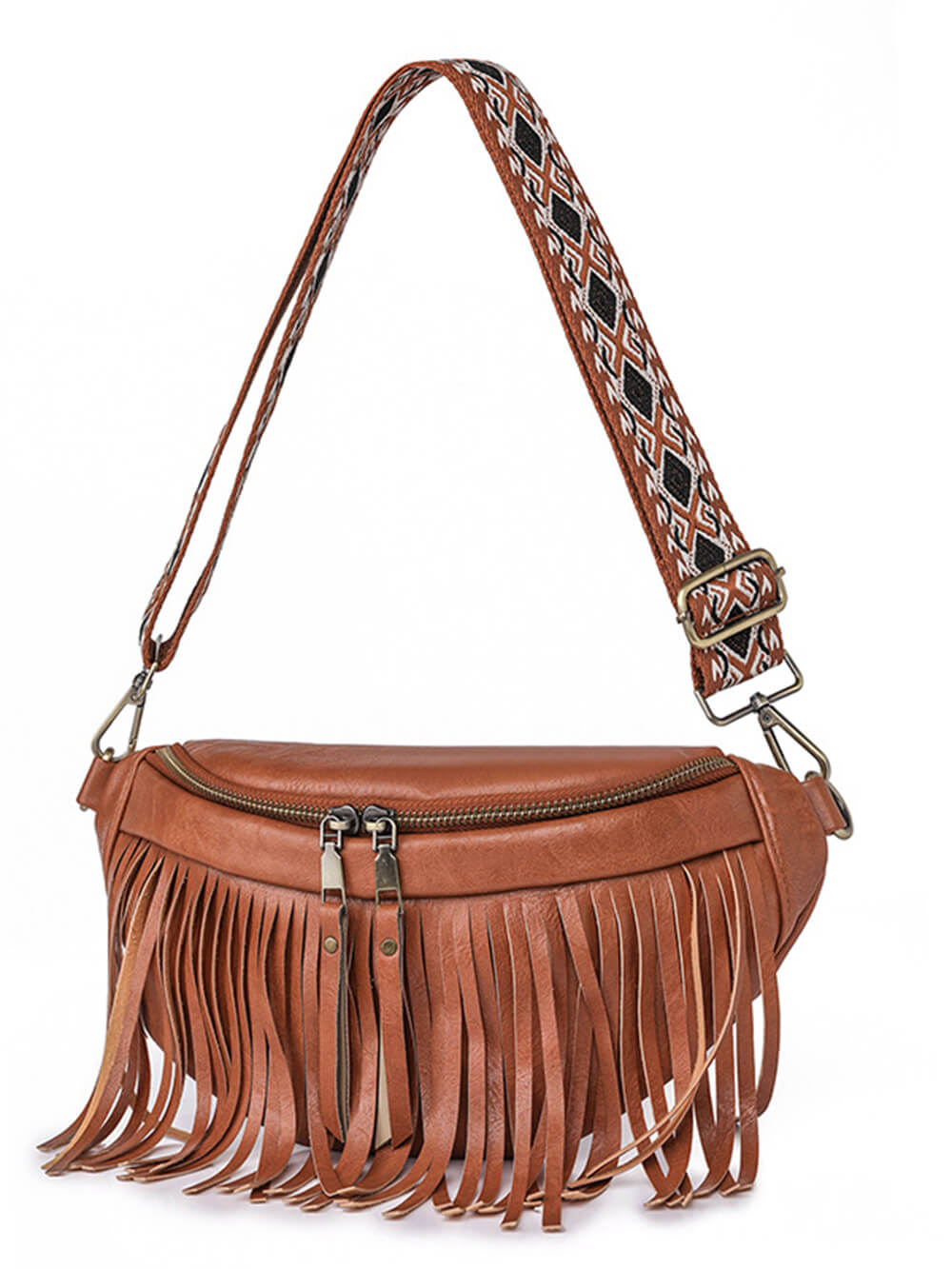 Vintage Totem Schulterriemen Quaste Hobo Tasche