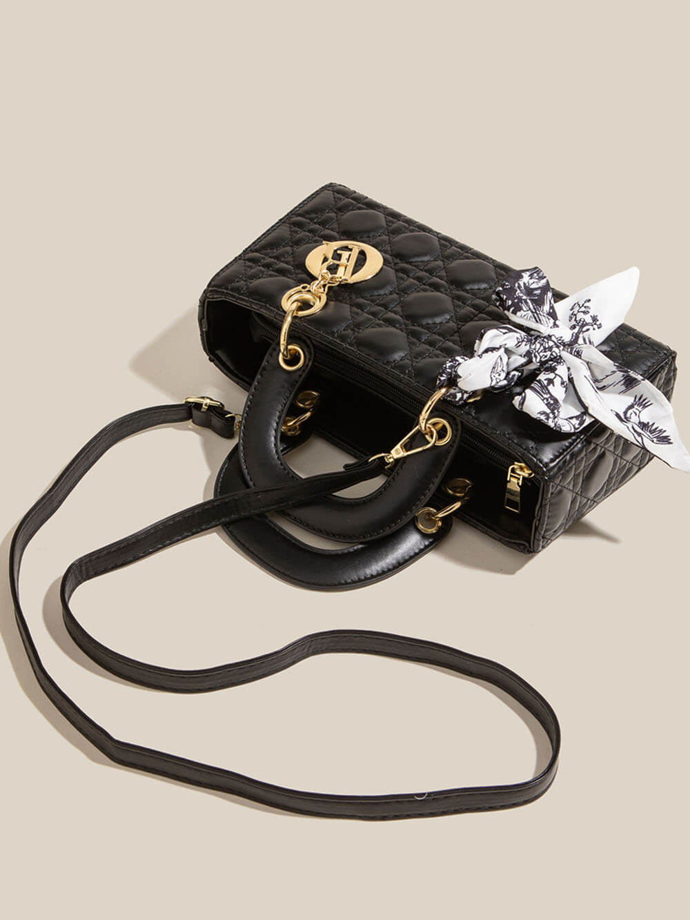 Diamond Silk Scarf Handhållna Crossbody-väskor