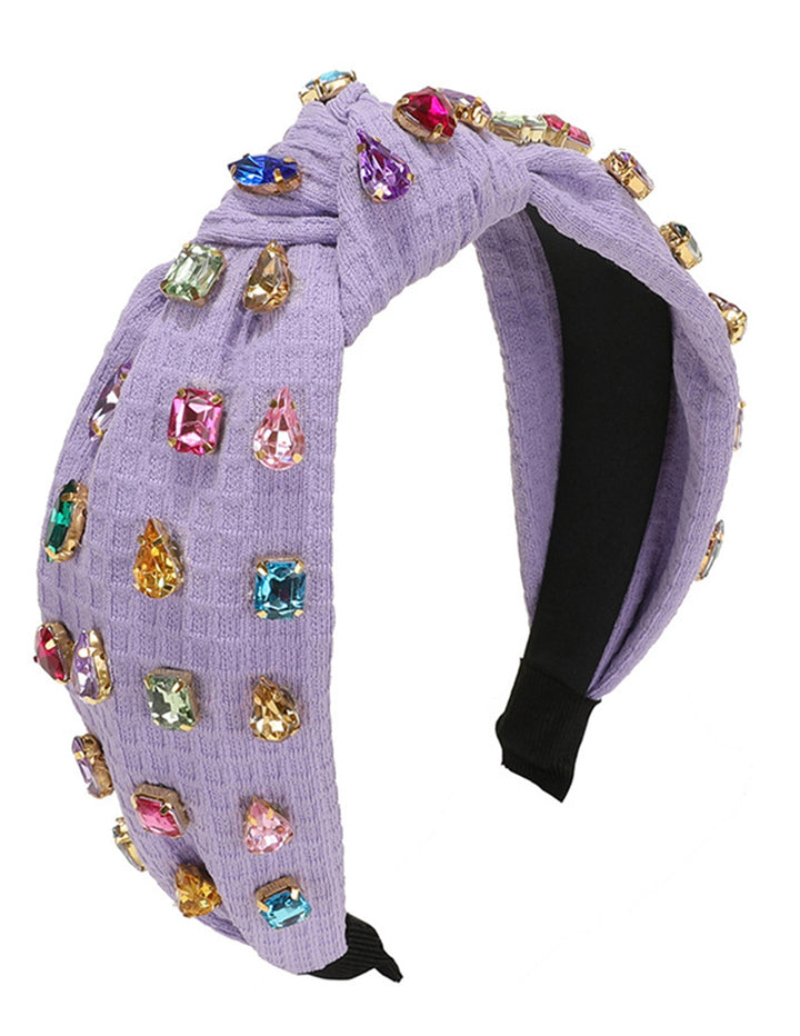 Rosa Multi Color Strass Stirnband