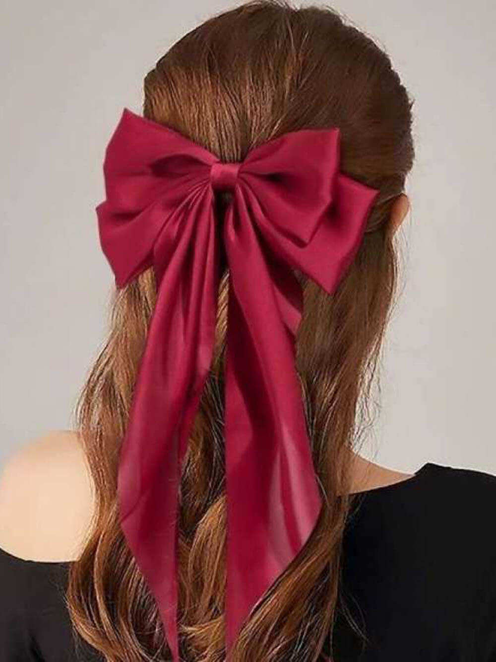 Retro Ribbon Bow Hairpin Coafura