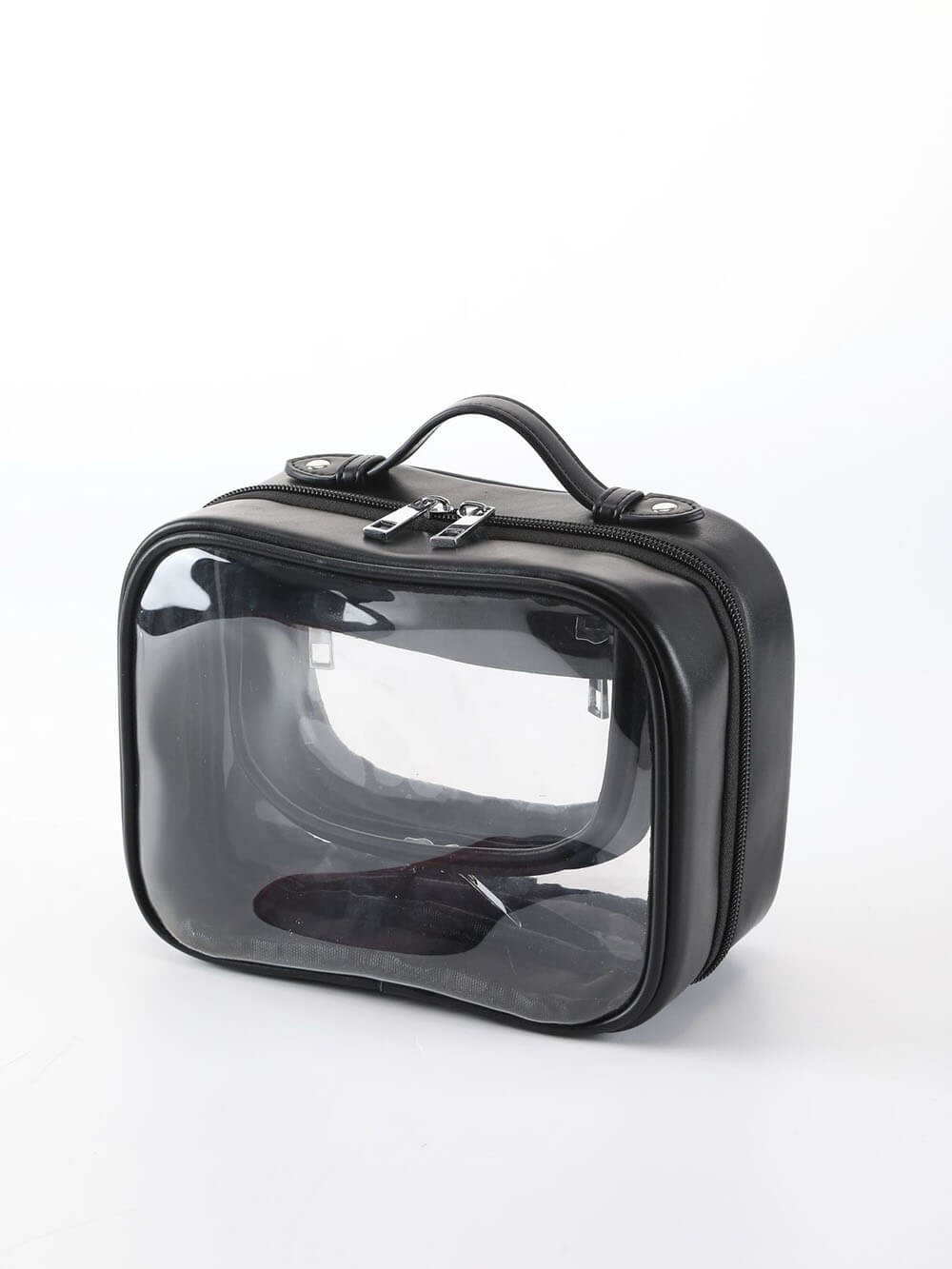 Transparente tragbare PU-Kosmetiktasche