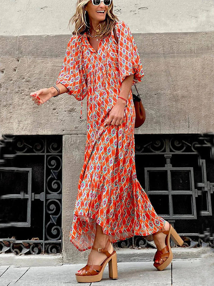 Maxi Vestido Bohemio Estampado