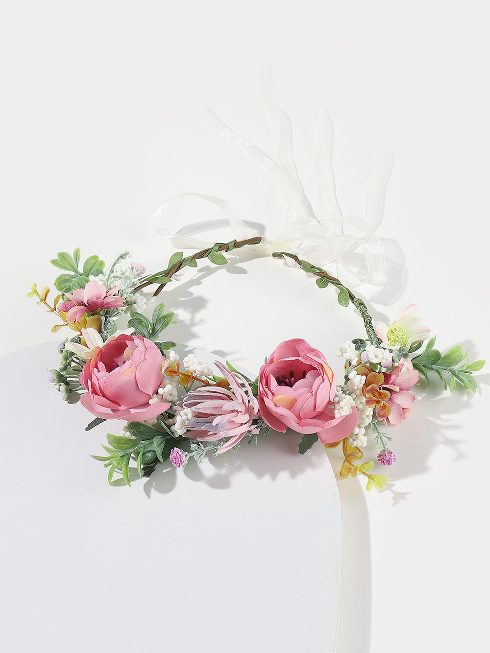 Couronne de roses enchanteresses