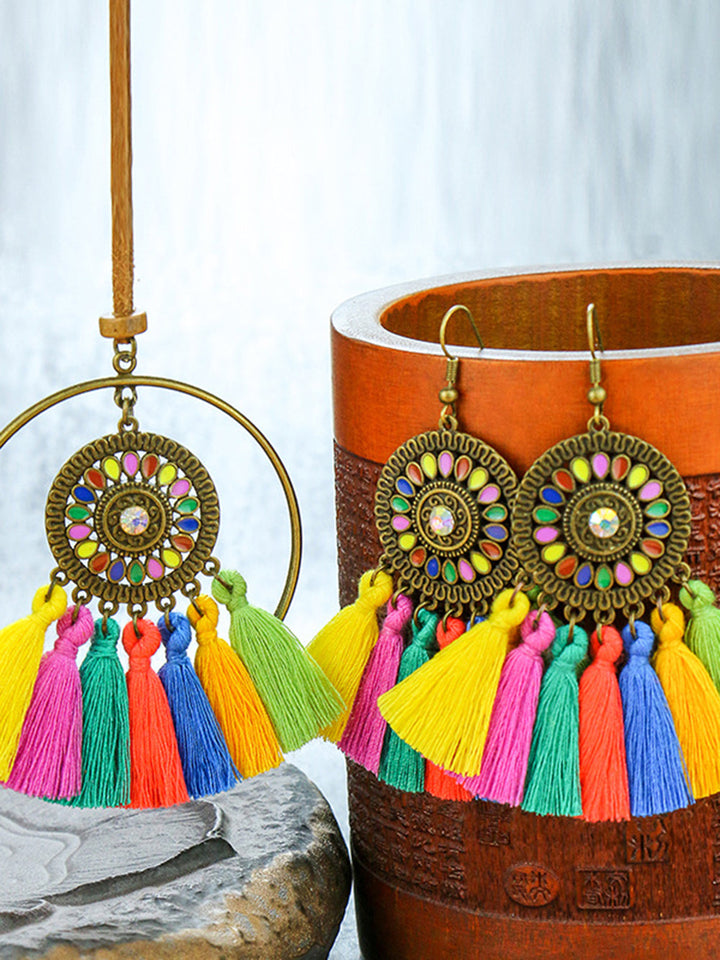 Boho Jewelry - Colier cu cercei LA Bamba Drop Earring