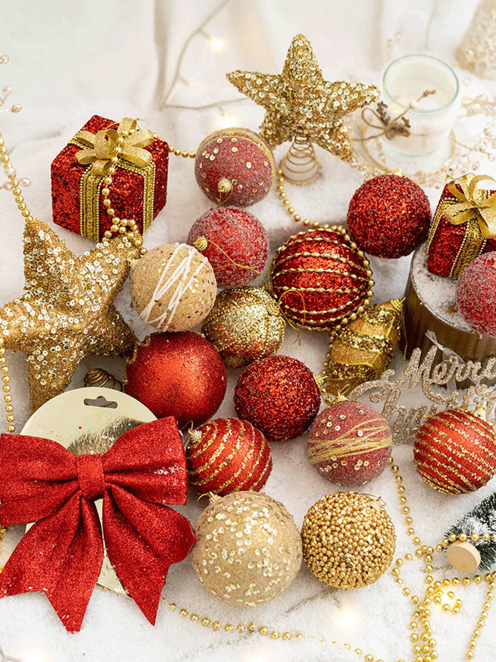 8Pcs Christmas Ball Painted Ball Choinka Dekoracja okienna