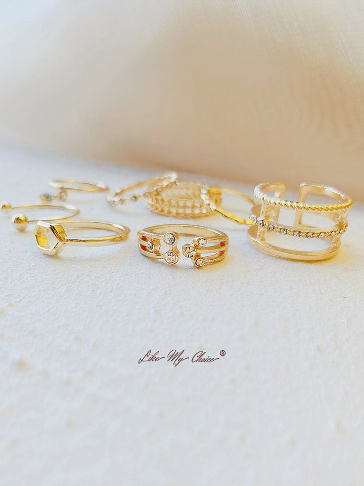 Iris Ring Set 8pcs