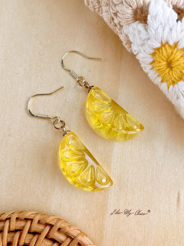 Anting-anting Buah Resin Lemon Manis