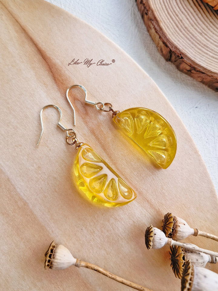 Anting-anting Buah Resin Lemon Manis