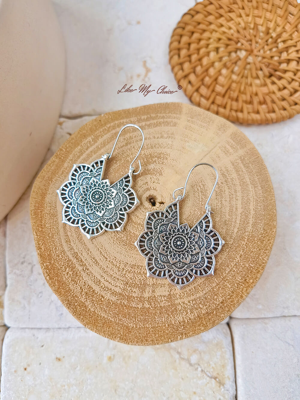 Pendientes Mandala Flor