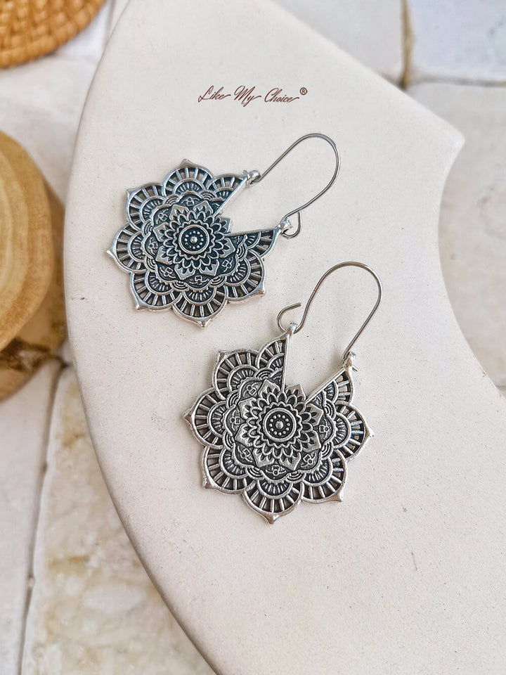 Pendientes Mandala Flor