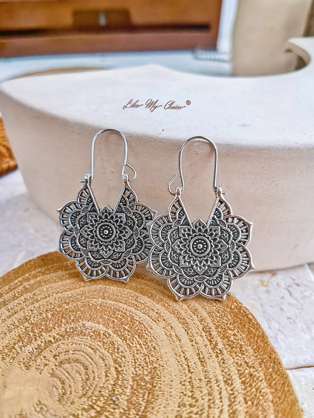 Pendientes Mandala Flor