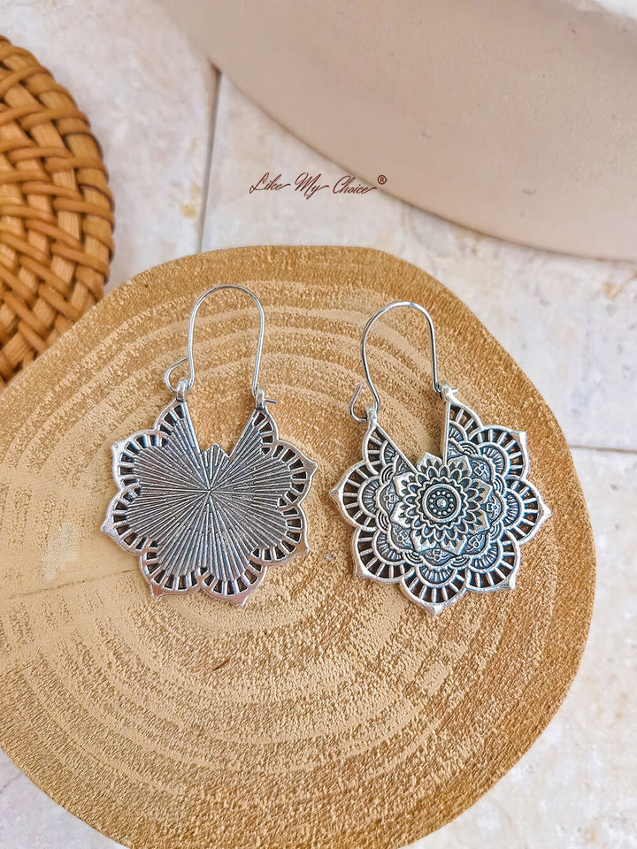 Pendientes Mandala Flor