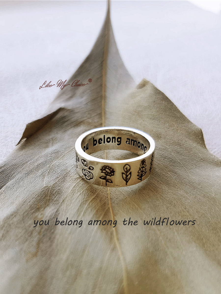 Anillo You Belong Among The Wildflowers