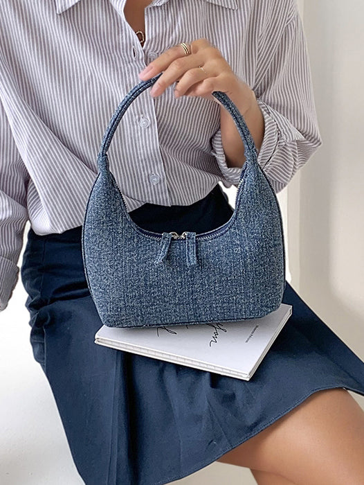 Sac à raviolis en denim à main de niche tendance