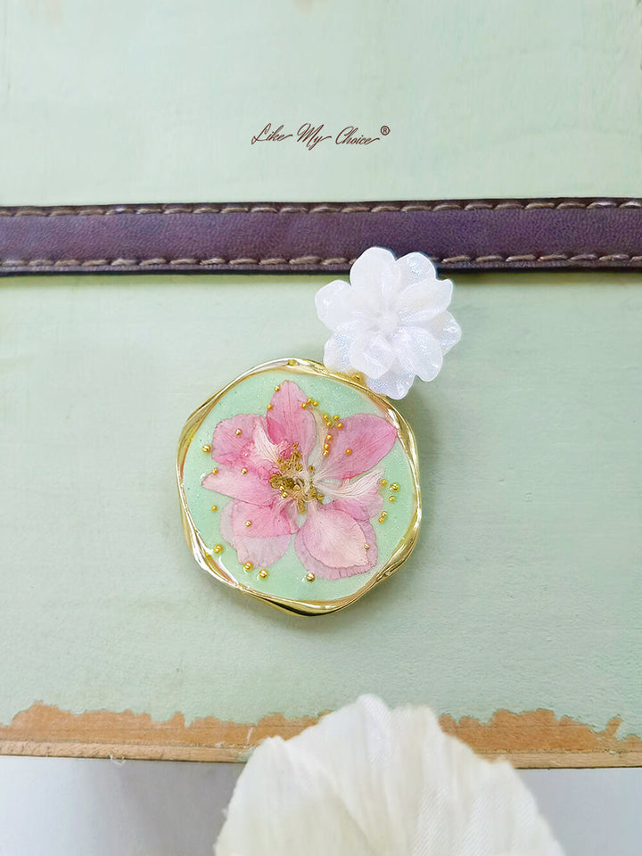 Καρφίτσες μαλλιών Larkspur Pressed Flowers