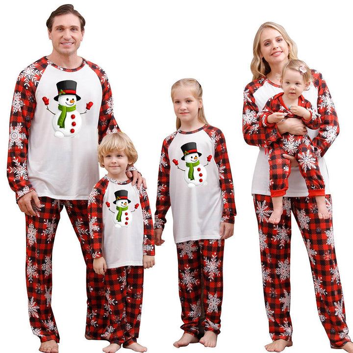 Frohe Weihnachten Weihnachtsmann und Baum Schlafanzug-Set für die Familie