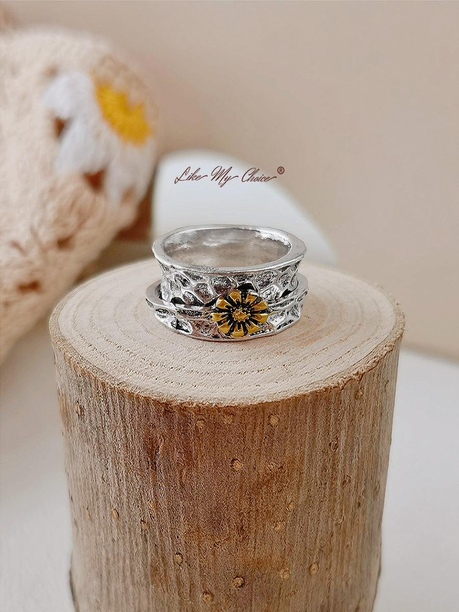 Cincin Bunga Daisy Vintage