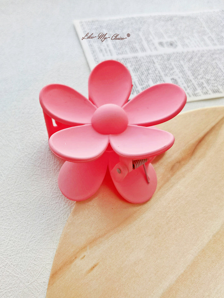 Barrette à cheveux marguerite