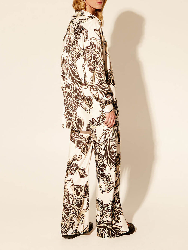 Prachtig oversized shirt met bloemenprint