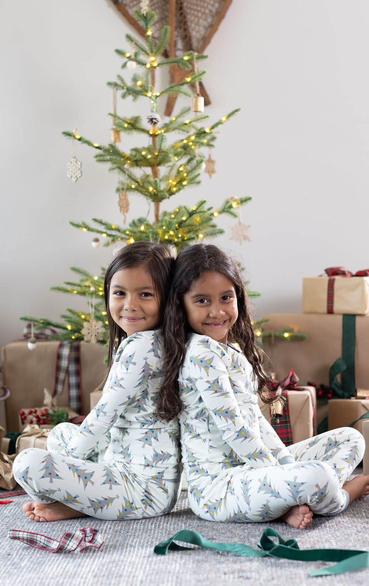 Pyjama familial imprimé arbre de Noël