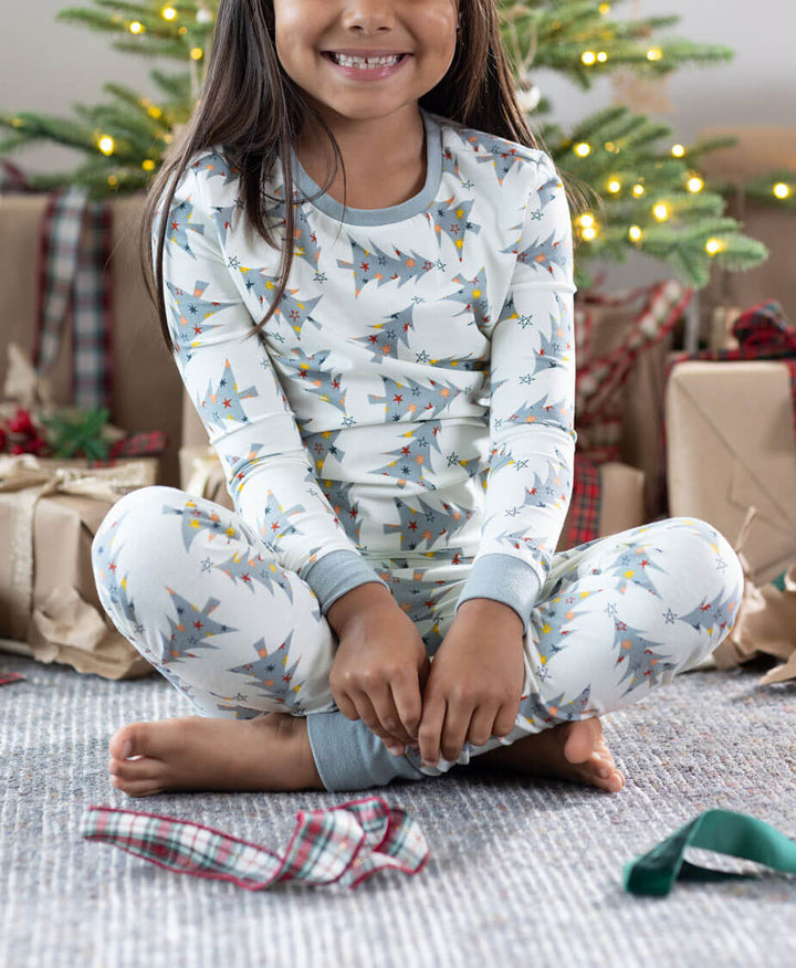 Christmas Tree Print Family Pajamas