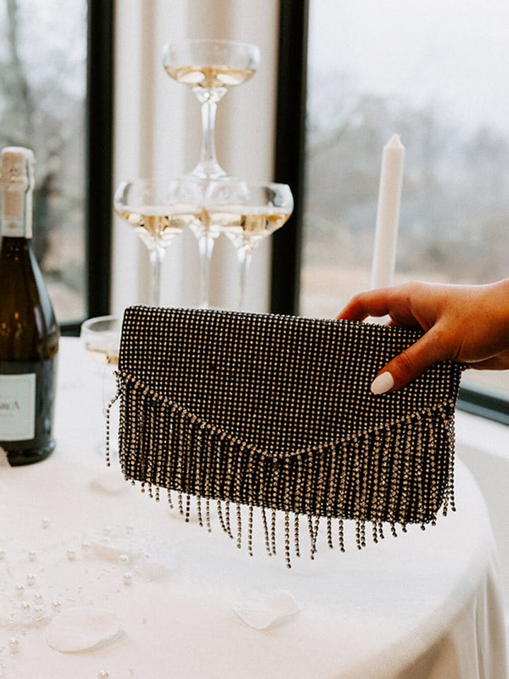 Vip Parti Rhinestone Clutch