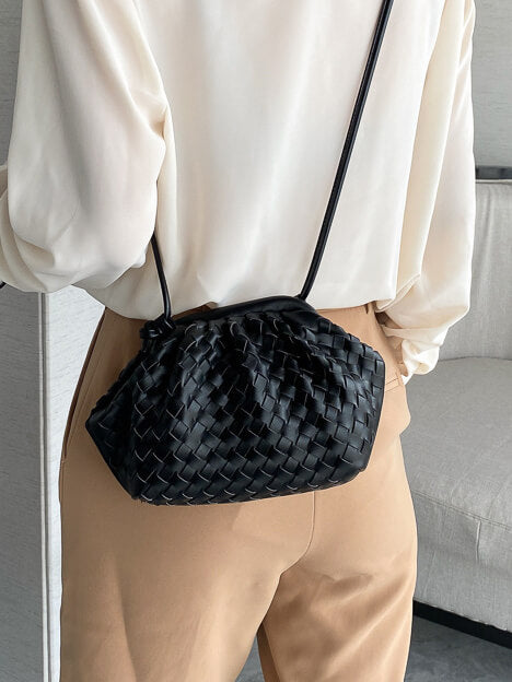 Υφαντά Cloud ώμου Crossbody Clip τσάντα