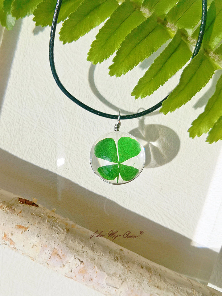 Clover Lucky Charm Pendant Necklace