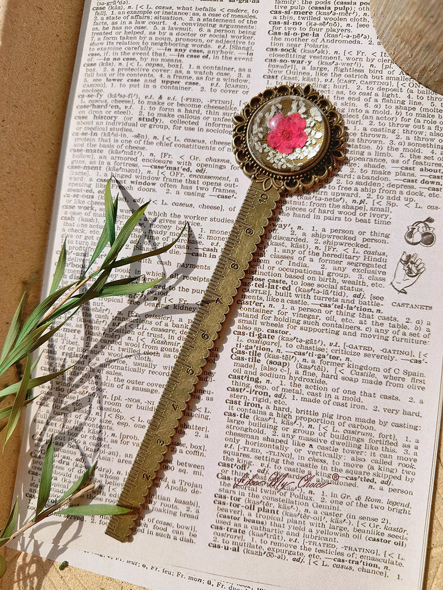 Flori de cireș Retro Metal Bookmark