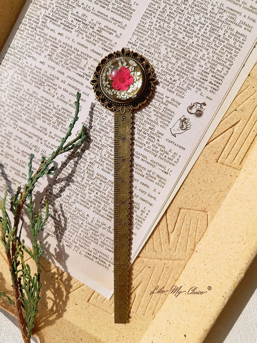 Flori de cireș Retro Metal Bookmark