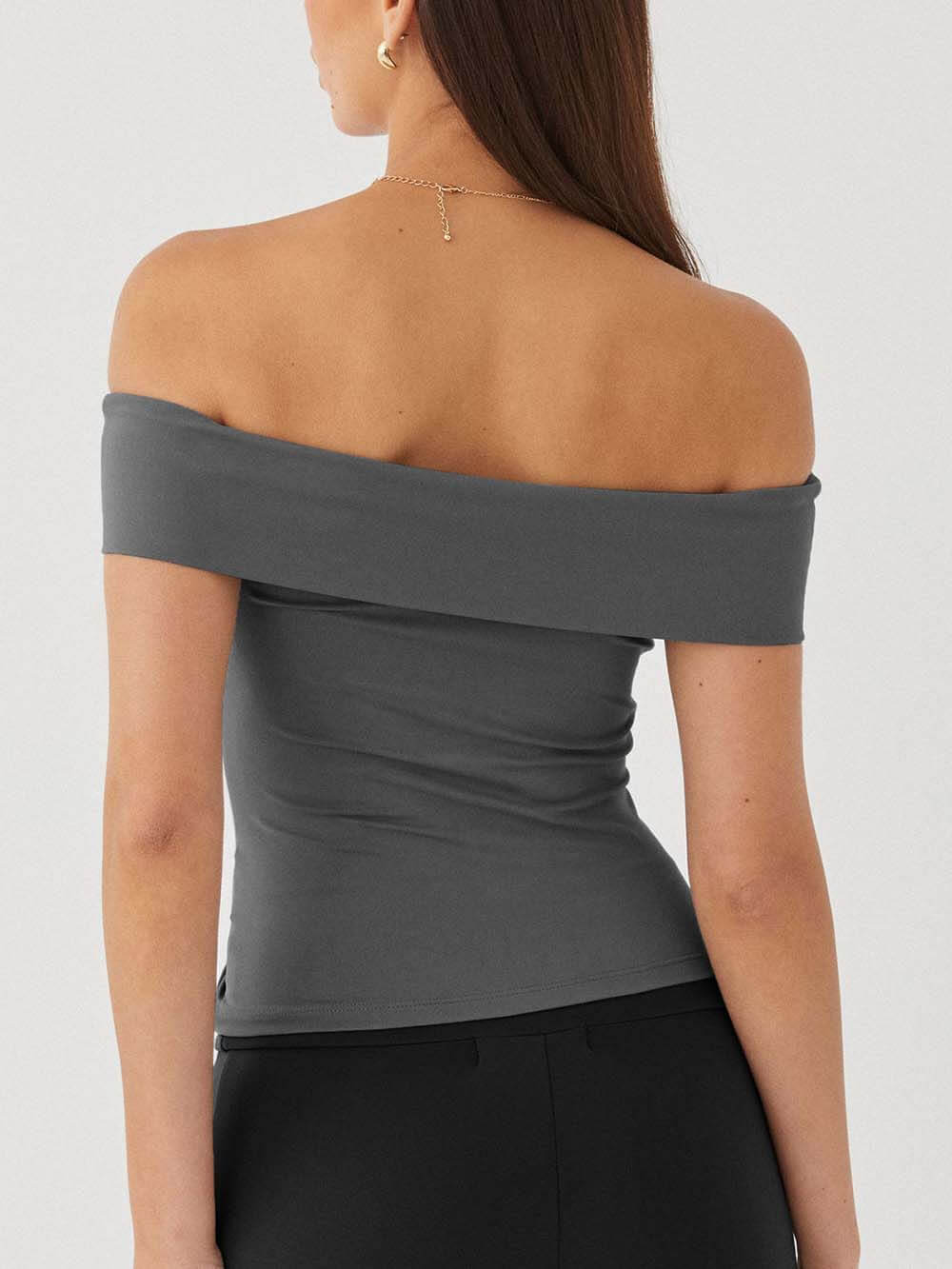 Sexy Tube-Top Off-Shoulder Top