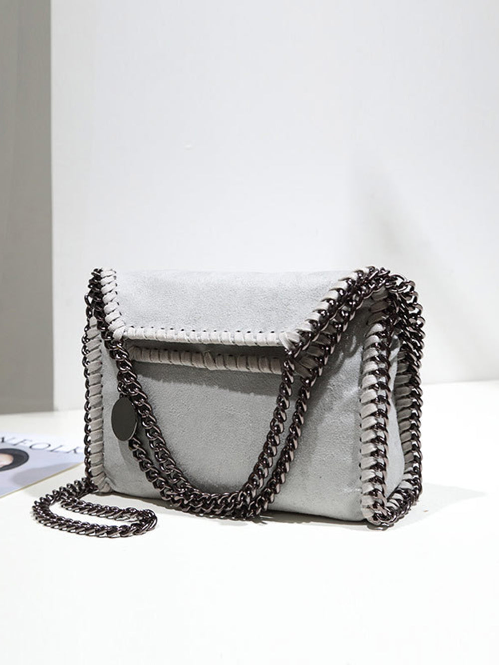 Ligh Falabella Tiny Tote taske