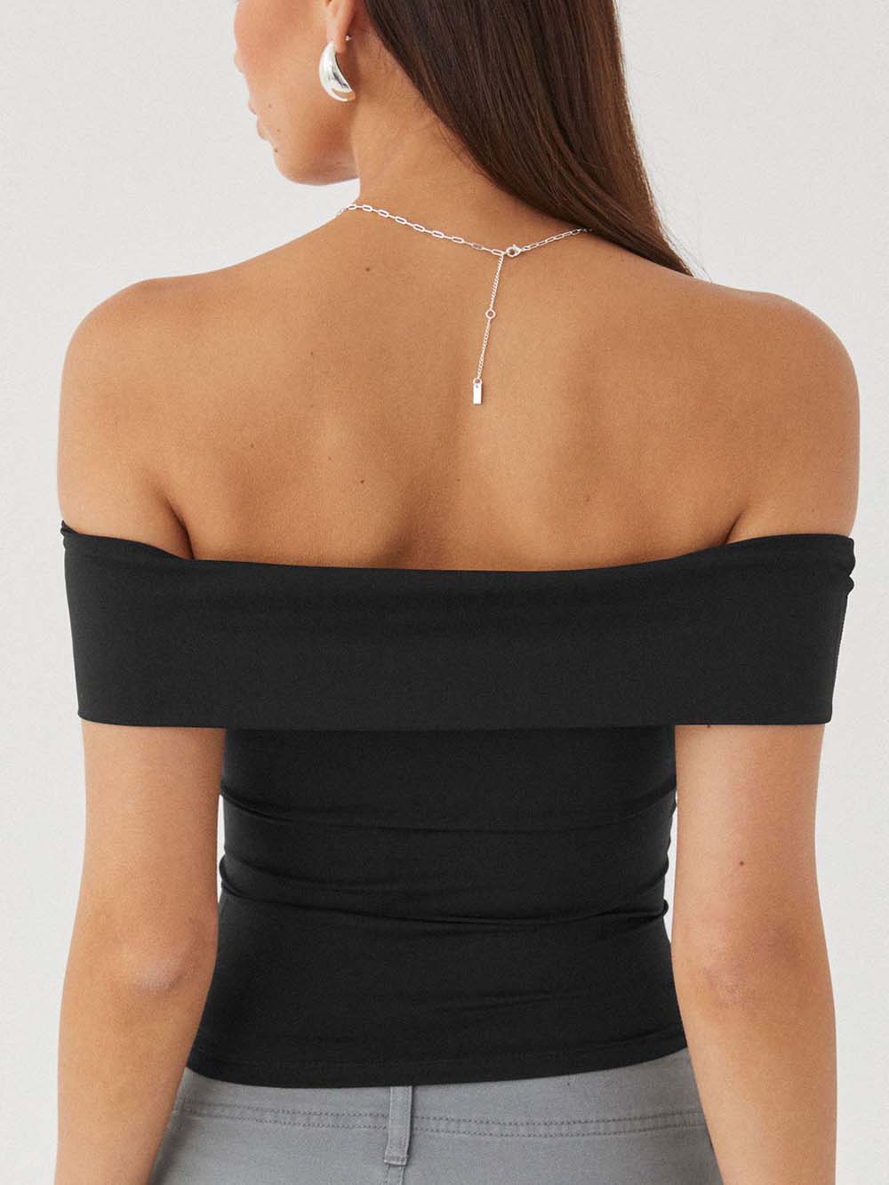 Sexy koker-topje off-shoulder top