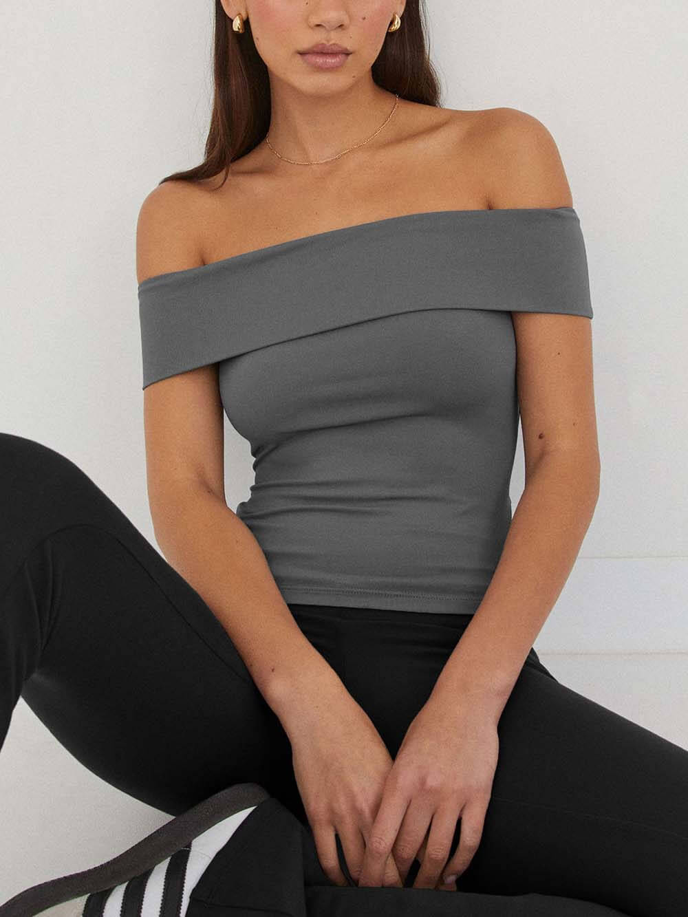 Sexy Tube-Top Off-Shoulder Top