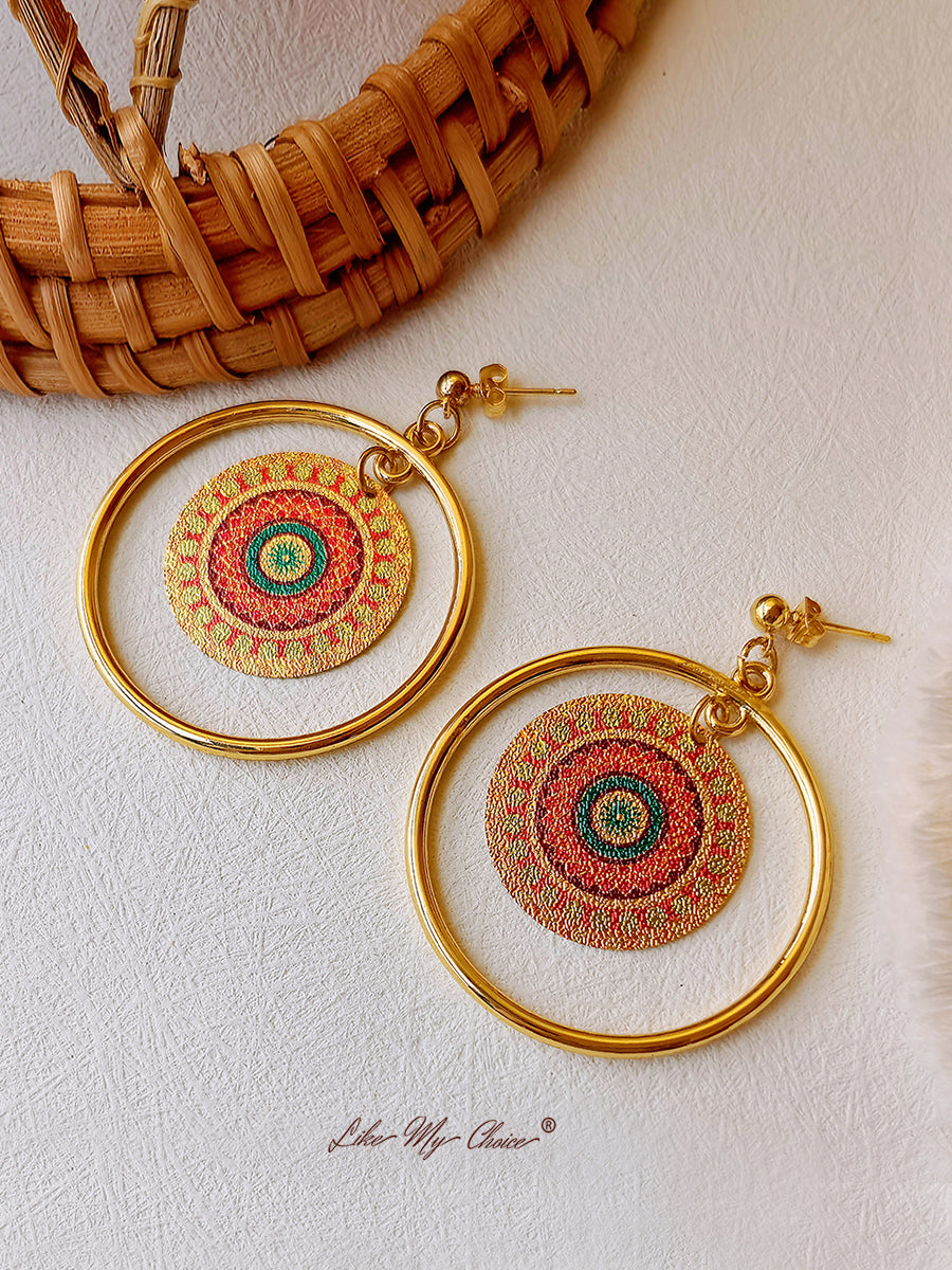 Boucles d'oreilles ethniques Boho