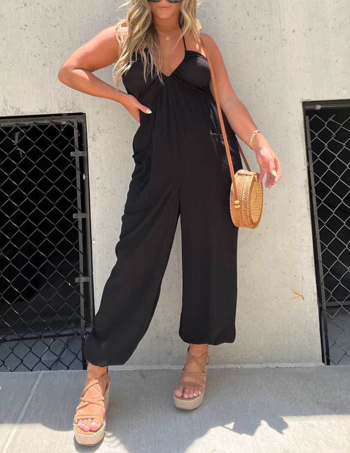 Hipster Jumpsuit negru