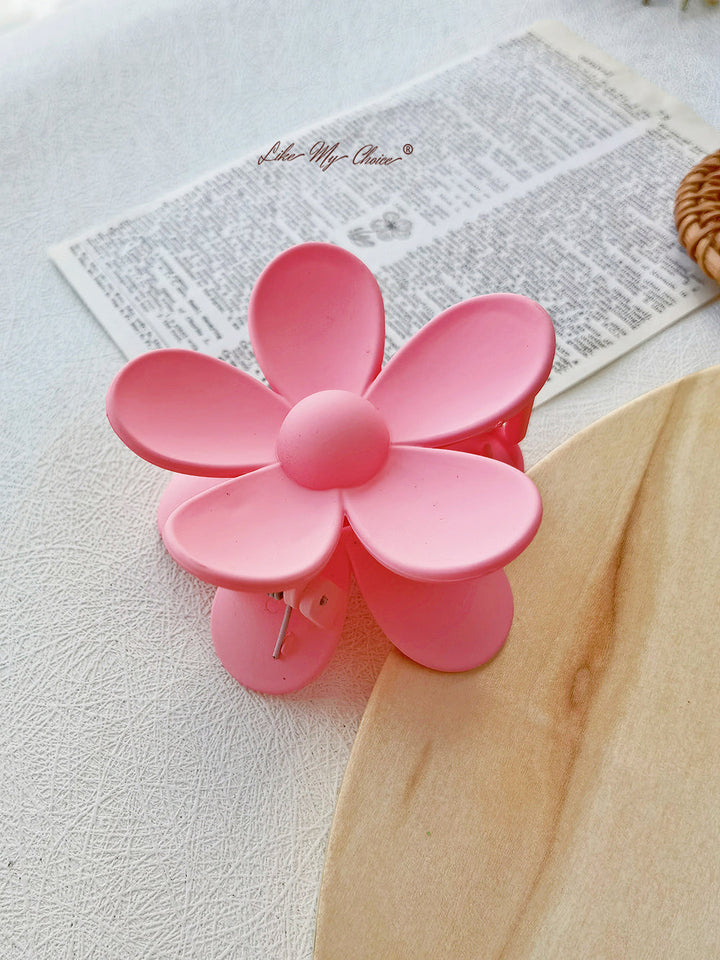 Barrette à cheveux marguerite