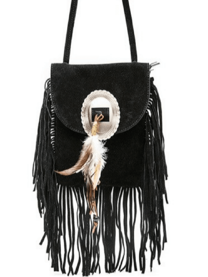 Bolso Western Crossbody con flecos