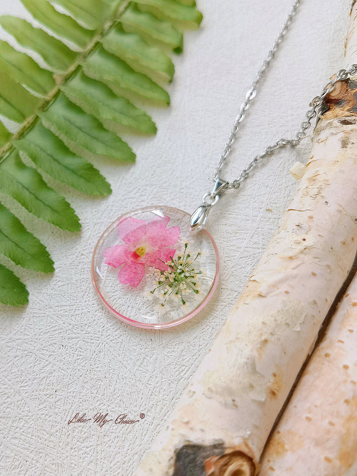 Collier de fleurs en résine Narcisse