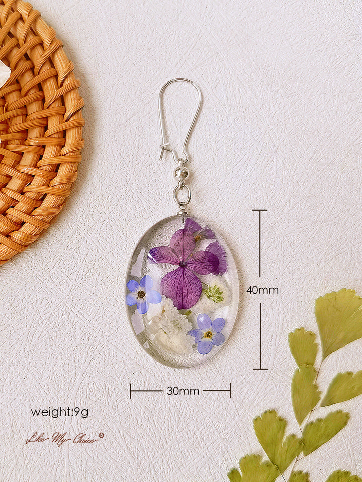 Pendientes ovalados Gardener Wildflower