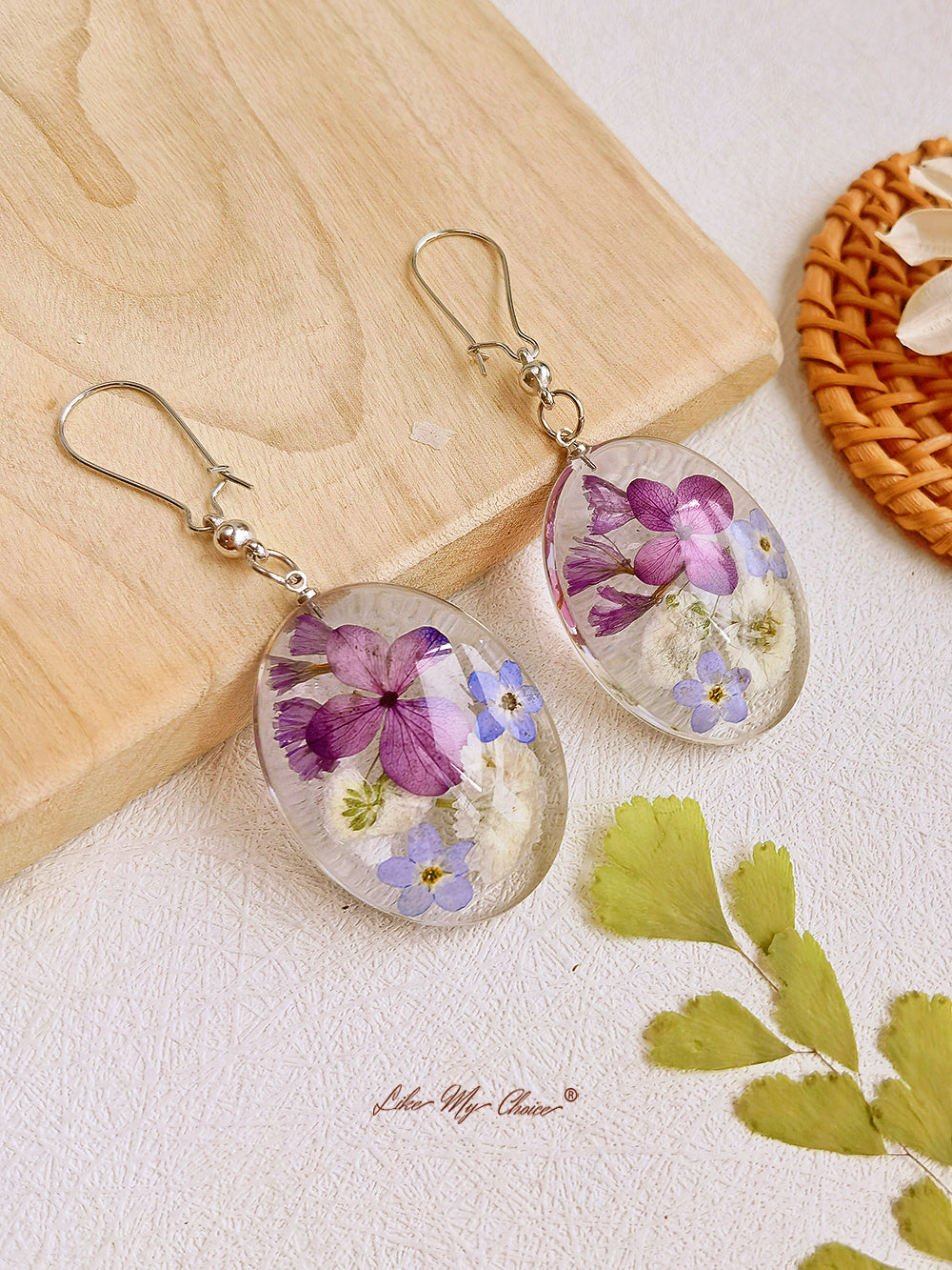 Pendientes ovalados Gardener Wildflower