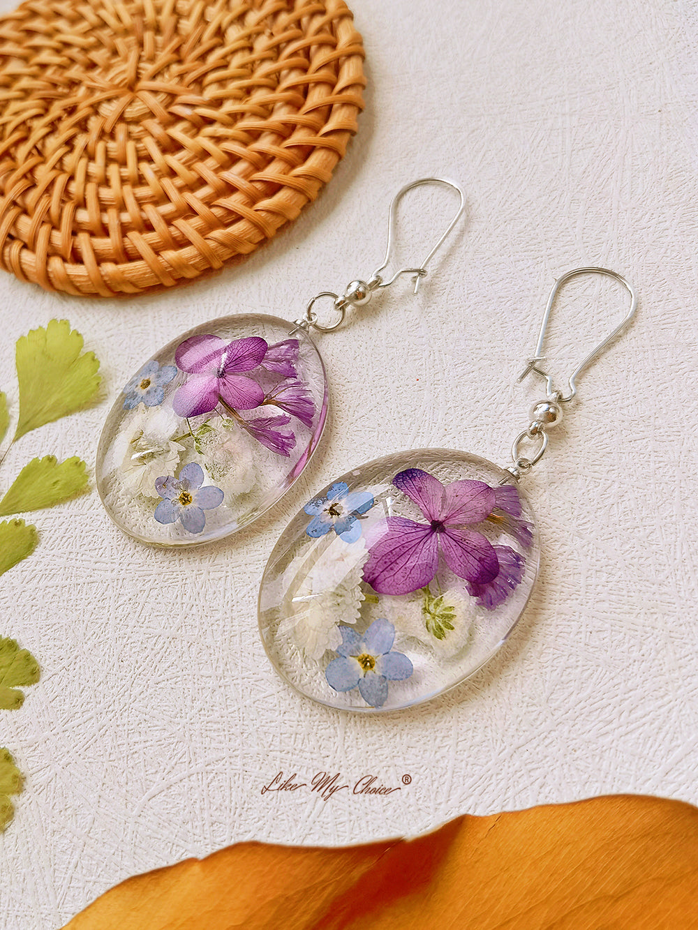 Pendientes ovalados Gardener Wildflower