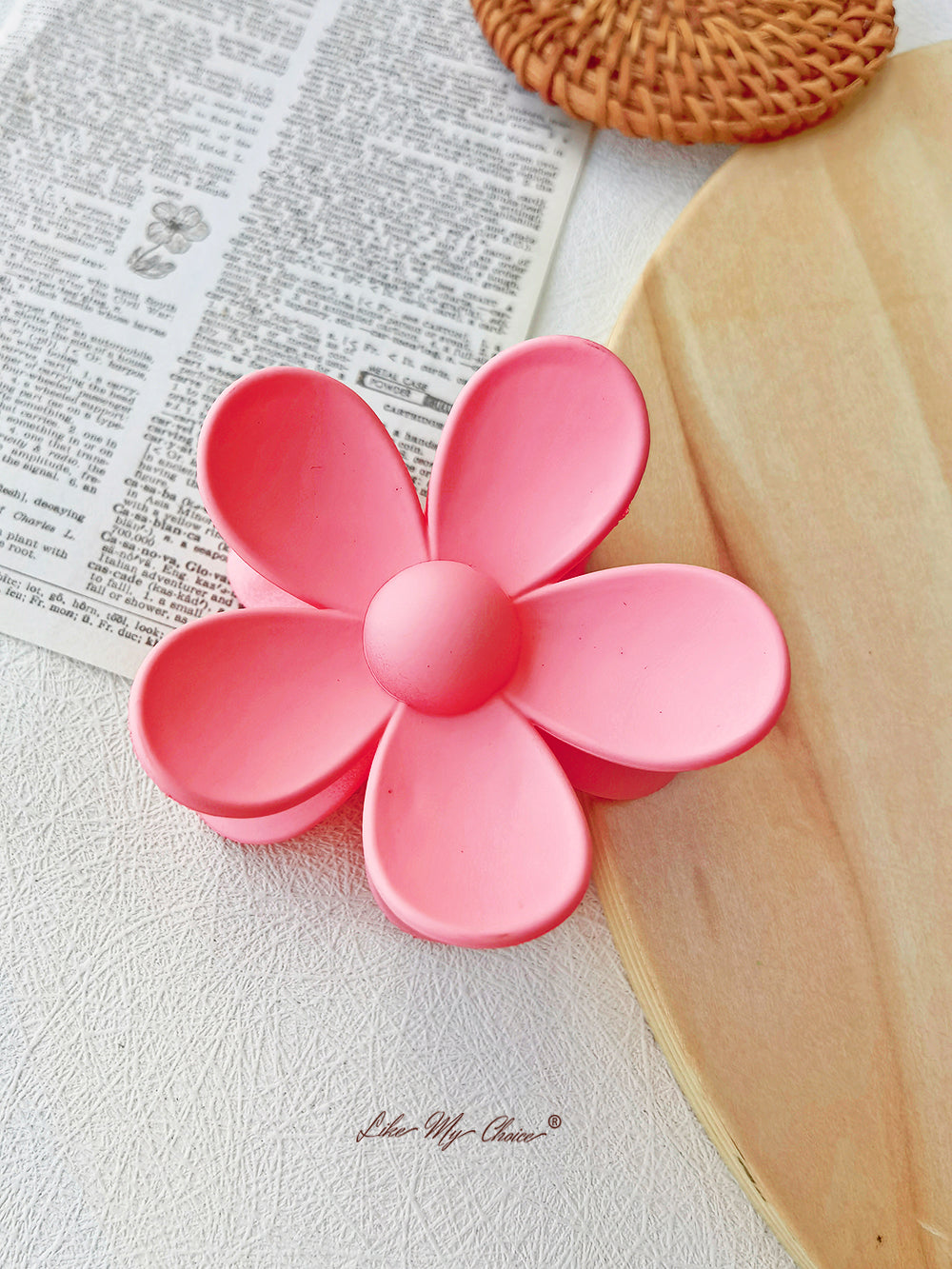 Barrette à cheveux marguerite