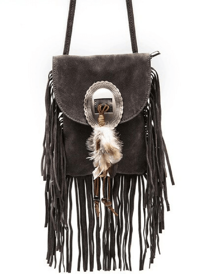 Western Crossbody Tasche mit Fransen