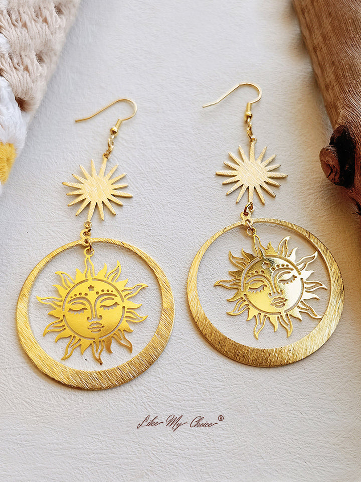 Solgudinnan Drop Earrings