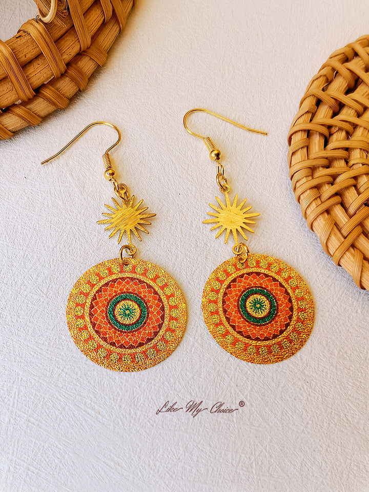 Pendientes boho de gota étnica