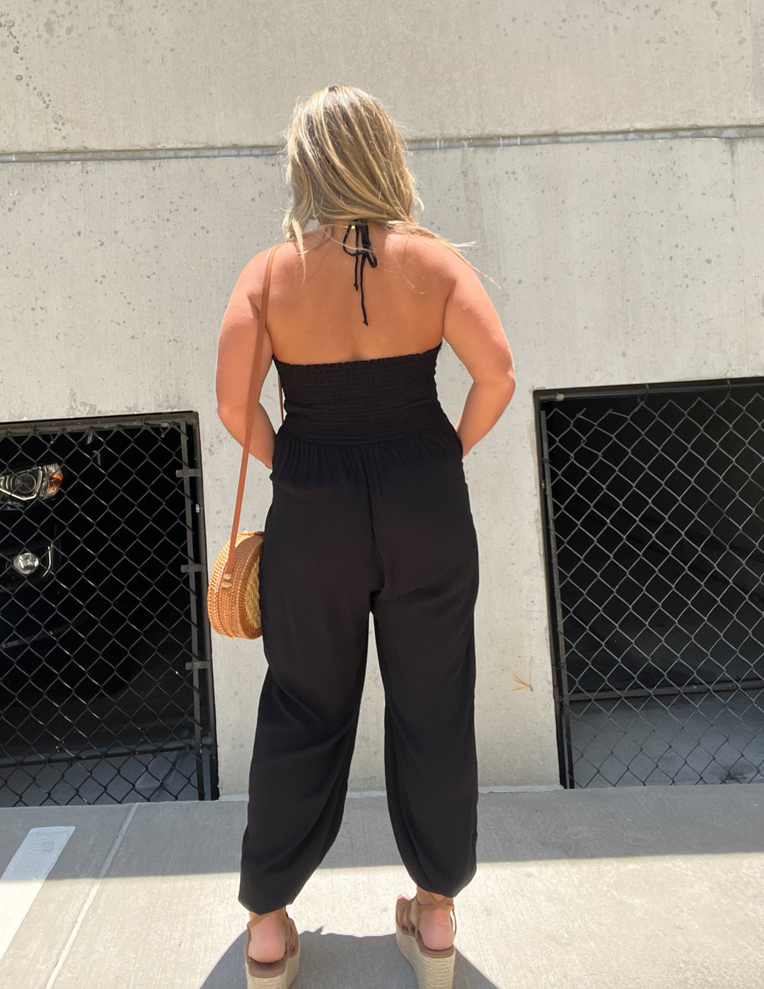 Hipster Jumpsuit negru