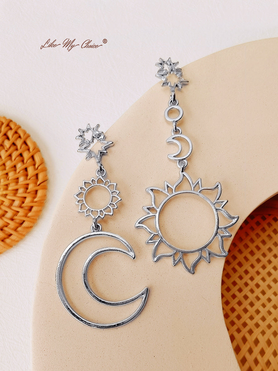 Pendientes Diosa Sol y Luna