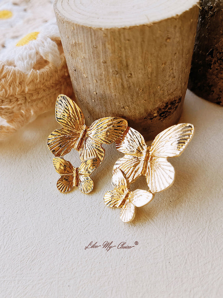 Boucles d'oreilles papillon